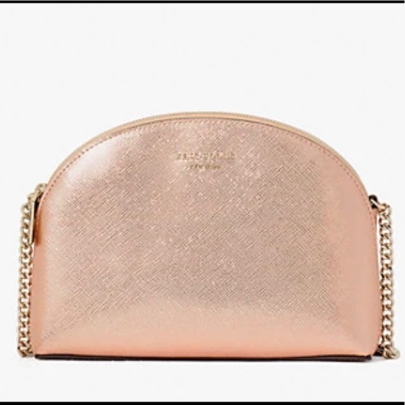 2X “HOST PICK” Kate Spade Metallic Double Zip Crossbody - Picture 2 of 6